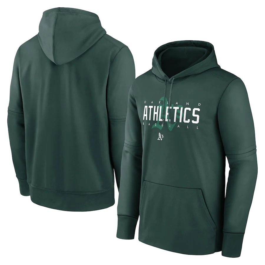 Men 2023 MLB Oakland Athletics green Sweatshirt style 2->seattle mariners->MLB Jersey